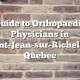 Guide to Orthopaedic Physicians in Saint-Jean-sur-Richelieu, Quebec