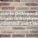 Guide to Orthopaedic Physicians in Stephenville, Newfoundland and Labrador