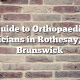 Guide to Orthopaedic Physicians in Rothesay, New Brunswick