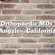 Top 5 Orthopaedic MDs in Los Angeles, California