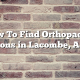 How To Find Orthopaedic Surgeons in Lacombe, Alberta