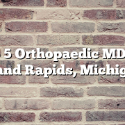 Top 5 Orthopaedic MDs in Grand Rapids, Michigan