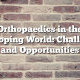Orthopaedics in the Developing World: Challenges and Opportunities
