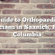 Guide to Orthopaedic Physicians in Saanich, British Columbia