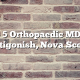 Top 5 Orthopaedic MDs in Antigonish, Nova Scotia